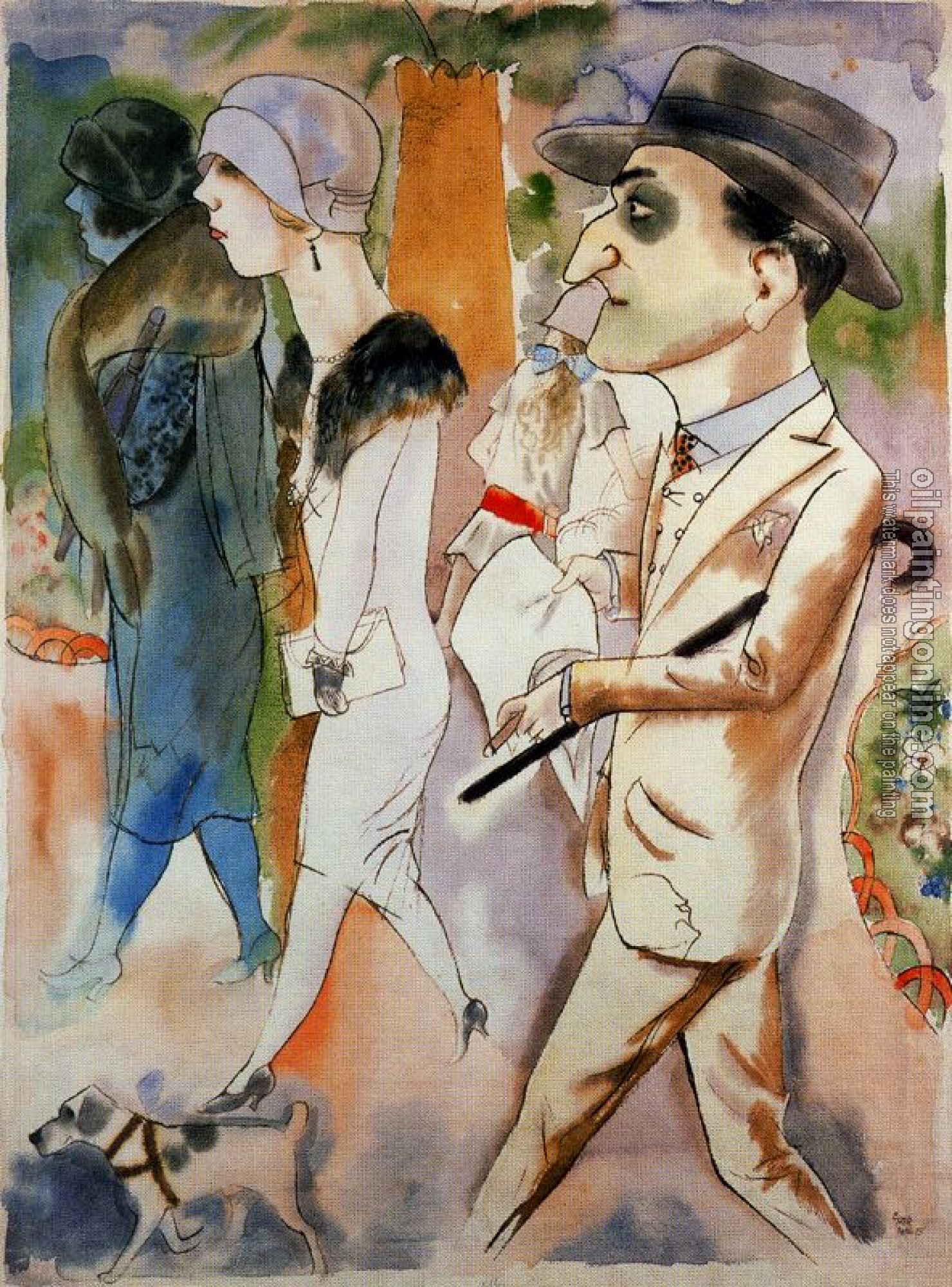 George Grosz - Spring in Paris